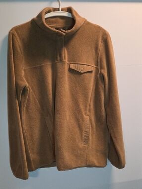 32 Degrees Tan Fleece Pullover Cozy Cowl Neck Lightweight M